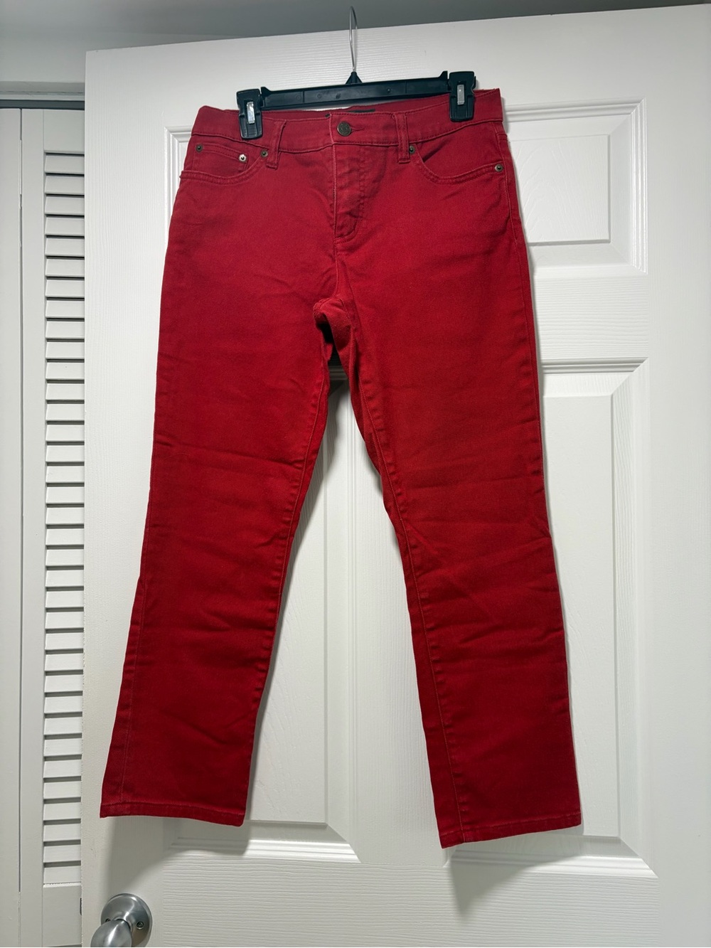 Women’s Red Slim Jeans
